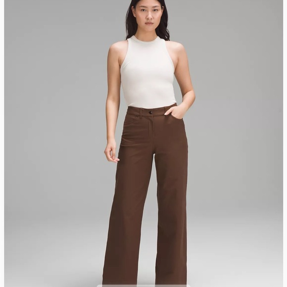 Lululemon City Sleek 5 Pocket High-Rise Wide-Leg Pant Full Length - Picture 2 of 5